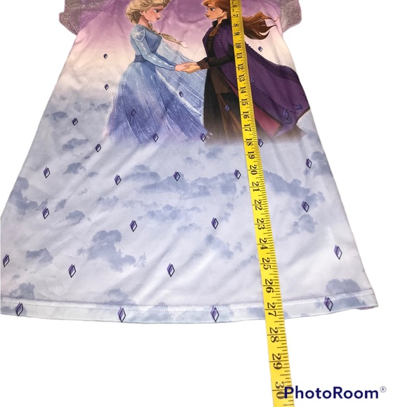 Disney Frozen II Gown Size 8 - Picture 4 of 5